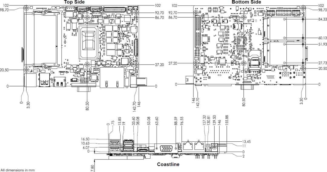 Mechanical Drawing - Advantech MIO-5272 3.5 Mechanical Drawing - Advantech MIO-5272 3.5