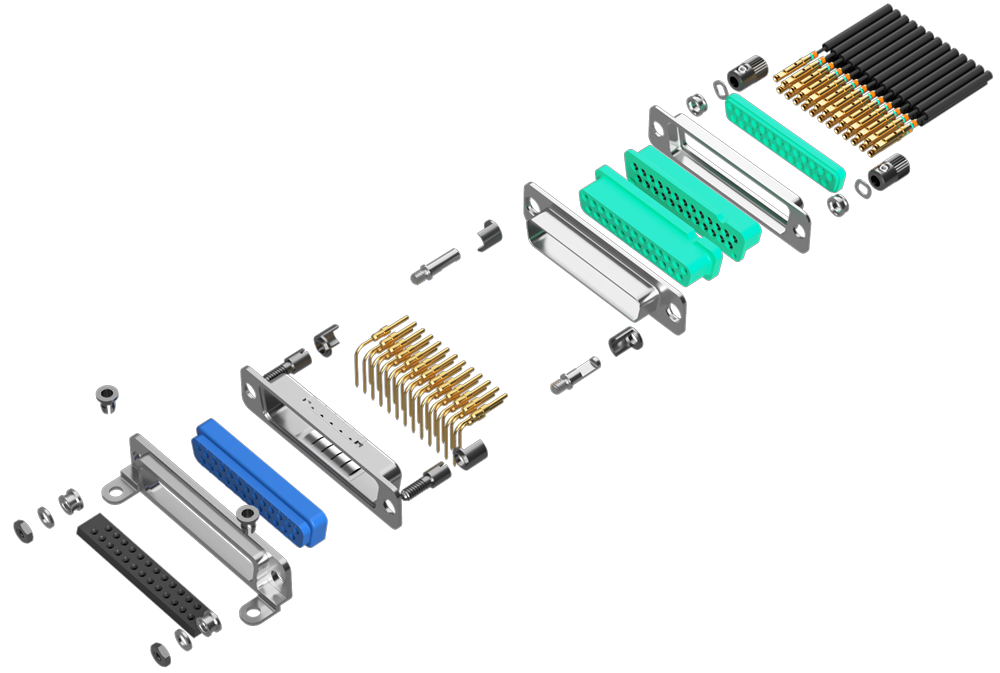 Positronic MACH-D D-Sub Connectors Positronic MACH-D D-Sub Connectors