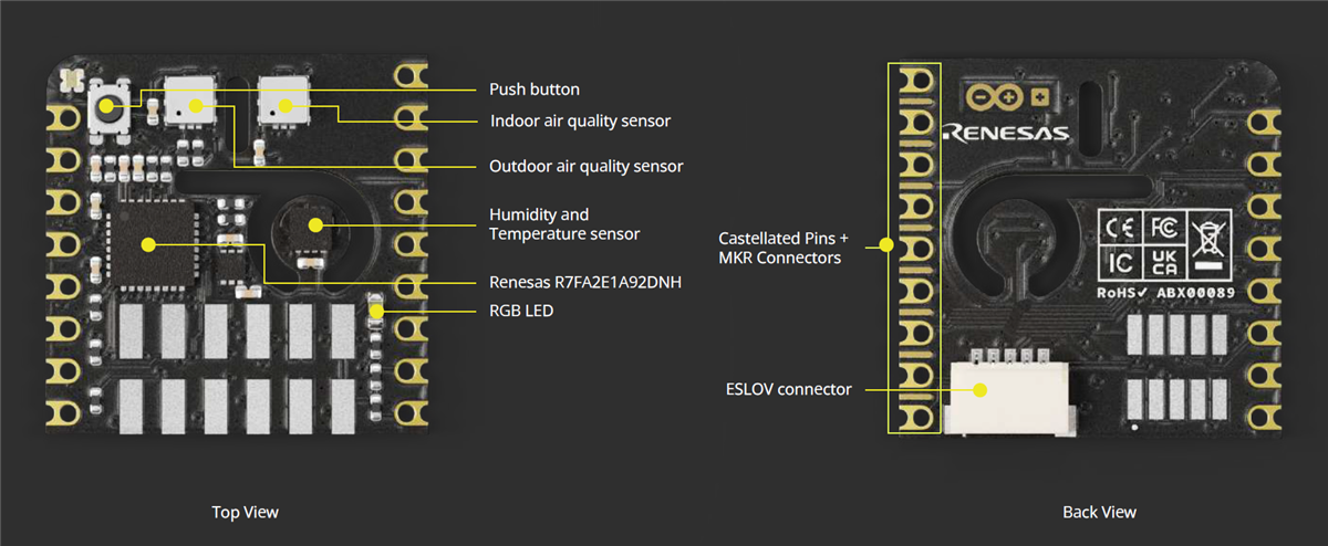 Location Circuit - Arduino Nicla Sense Env Location Circuit - Arduino Nicla Sense Env